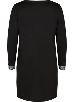 Long-sleeved dress, Black , Packshot image number 1