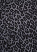 Long-sleeved dress with round neck and leopard print, Dark Grey Leo, Packshot image number 2