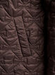 Lightly padded jacket with decorative quilting, Brown, Packshot image number 3