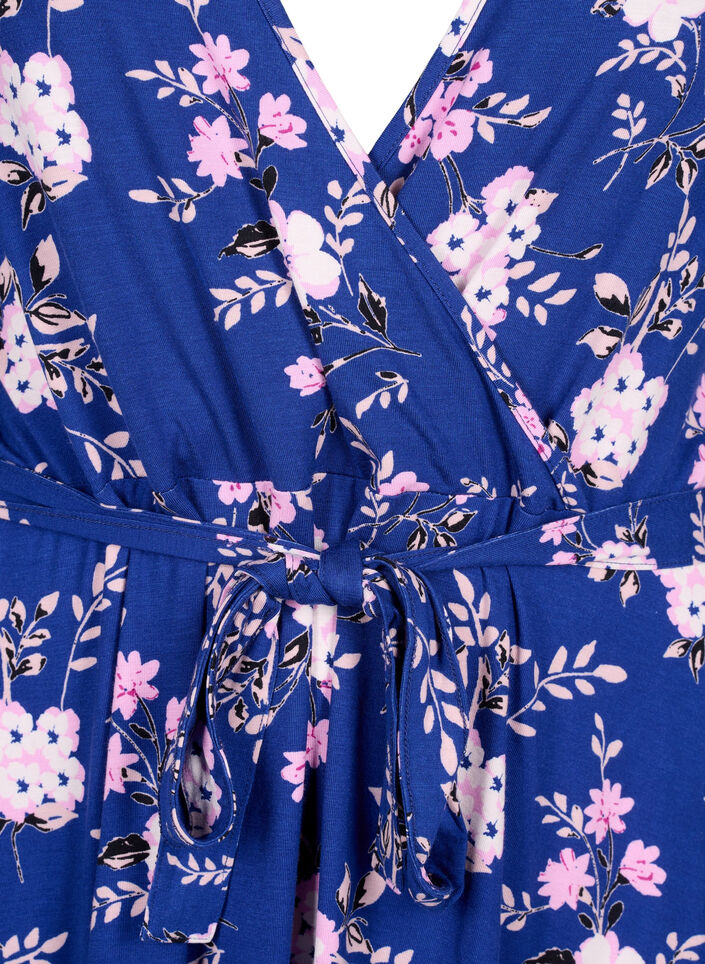 Wrap dress in viscose with short sleeves, Bellwether AOP, Packshot image number 2