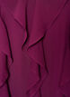 Party dress with ruffle details and V-neck, Red, Packshot image number 2
