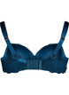 Lace bra with moulded cups, Blue, Packshot image number 1