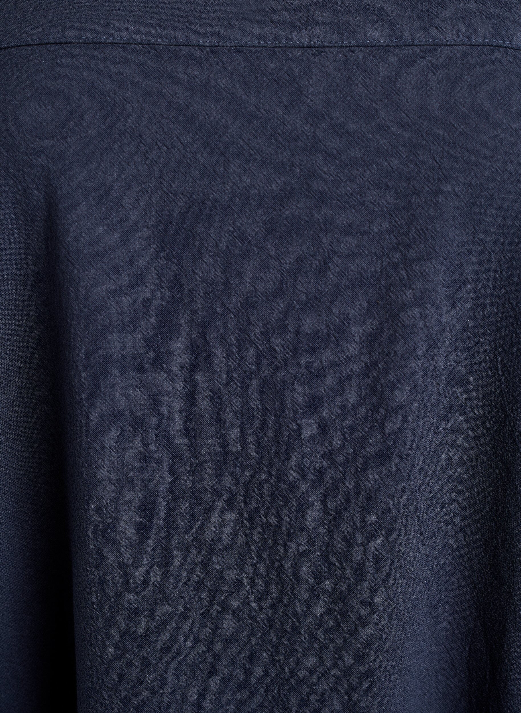 Zizzifashion Short-sleeved cotton dress, Blue, Packshot image number 2