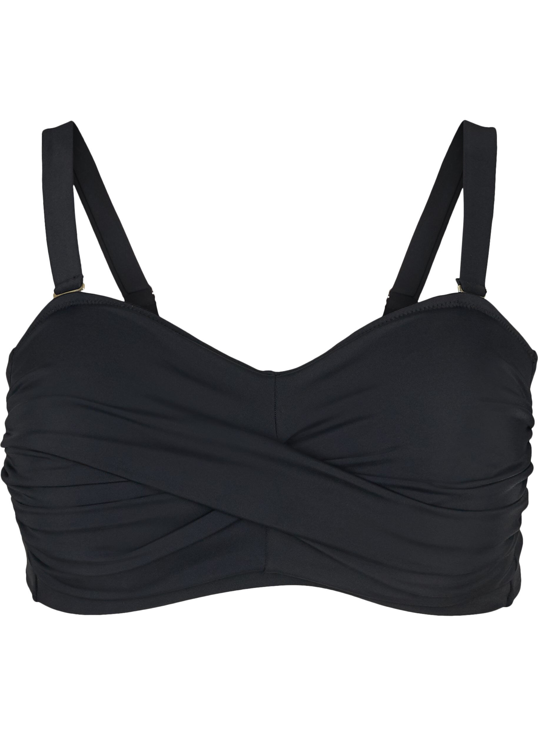 Zizzifashion Bikini top, Black, Packshot image number 0