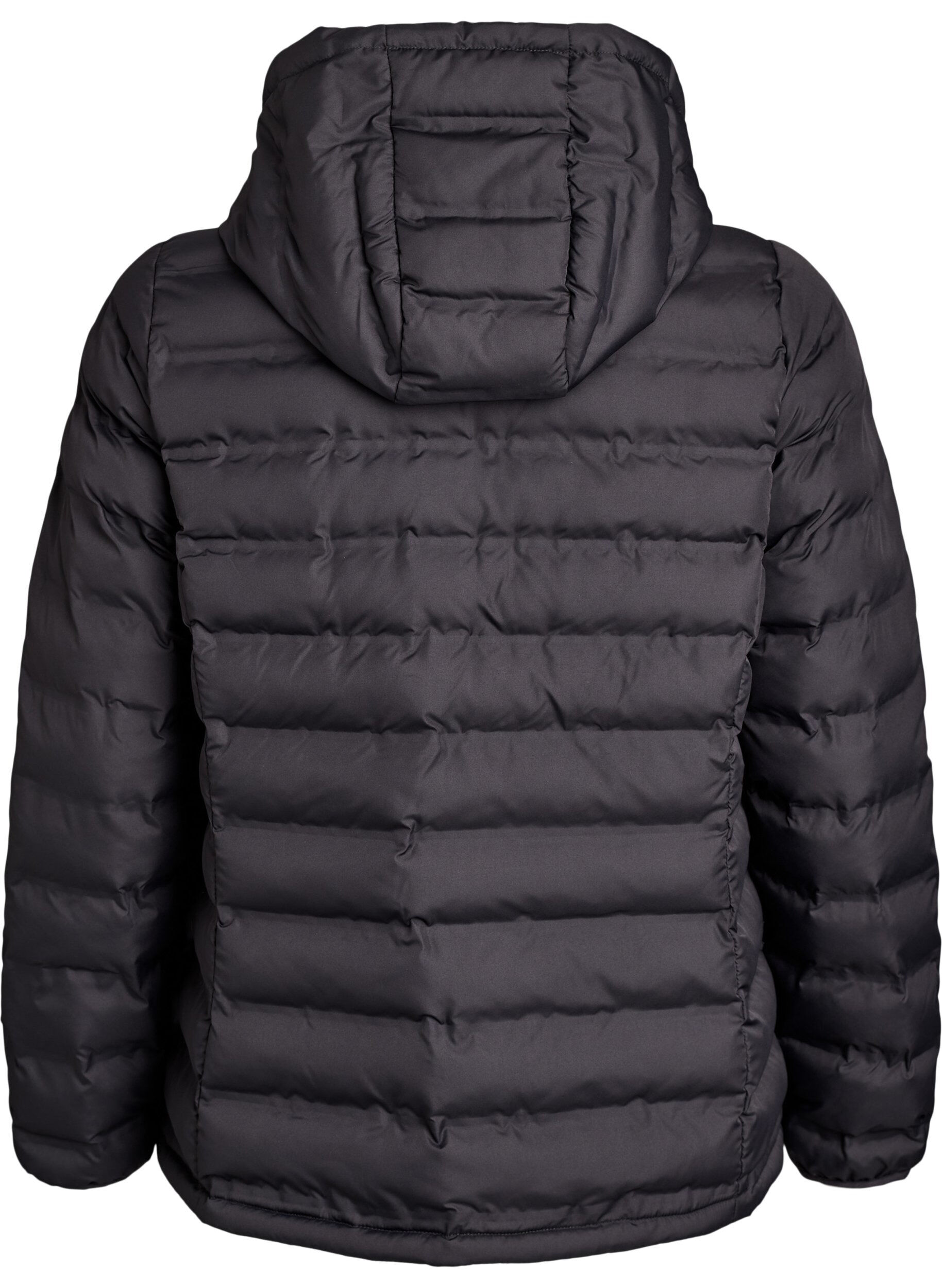Zizzifashion Water-repellent lightweight jacket with hood, Black, Packshot image number 1
