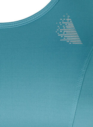 Sports top with a decorative details on the back, Storm Blue, Packshot image number 2