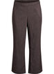 Wide-leg trousers with a high waist, Brown, Packshot image number 0