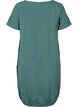 Short-sleeved cotton dress, Green, Packshot image number 1