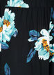 Loose-fitting shorts in viscose, Black Big Flower, Packshot image number 2