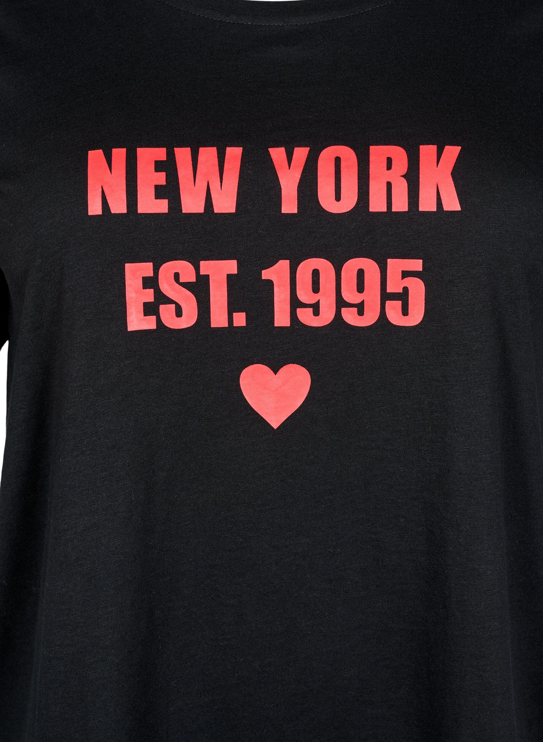 Zizzifashion FLASH - T-shirt with motif, Black, Packshot image number 2