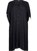 Kaftan beach dress with buttons, Black, Packshot image number 0
