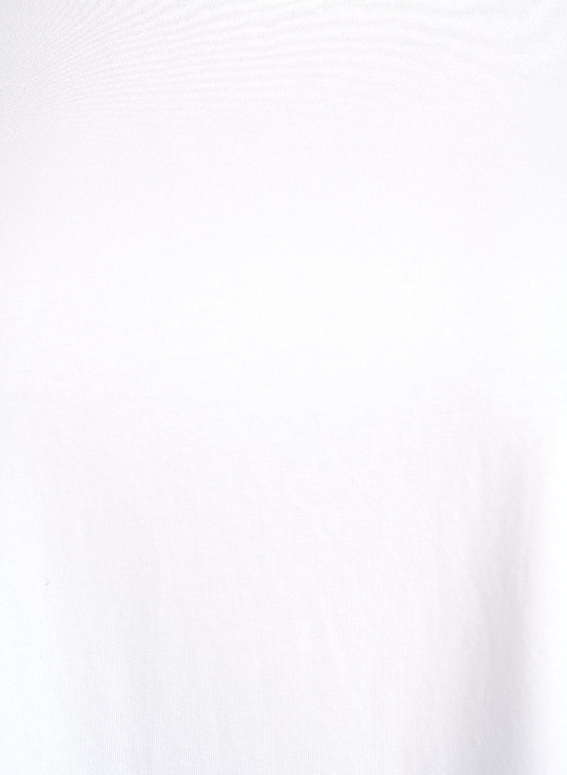 Zizzifashion Basic jersey top with long sleeves, White, Packshot image number 2