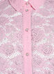 Lace shirt blouse with pearl buttons, Rose, Packshot image number 2