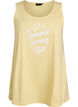 Cotton top with a-shape, Yellow, Packshot image number 0