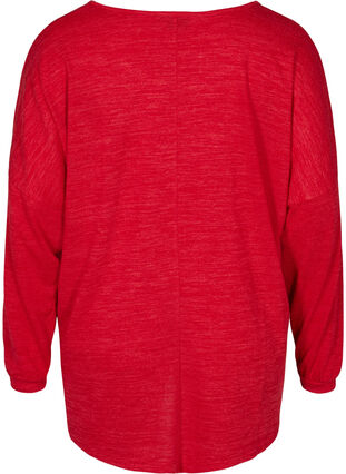 Loose, long-sleeved blouse, High Risk Red ASS, Packshot image number 1