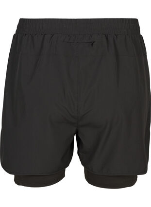 2 in 1 shorts, Black, Packshot image number 1