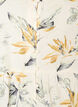 Blouse in linen and viscose with a V-neck and button fastening, White, Packshot image number 2