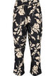 FLASH - Pants with print and pockets, Black Off White Fl., Packshot image number 1