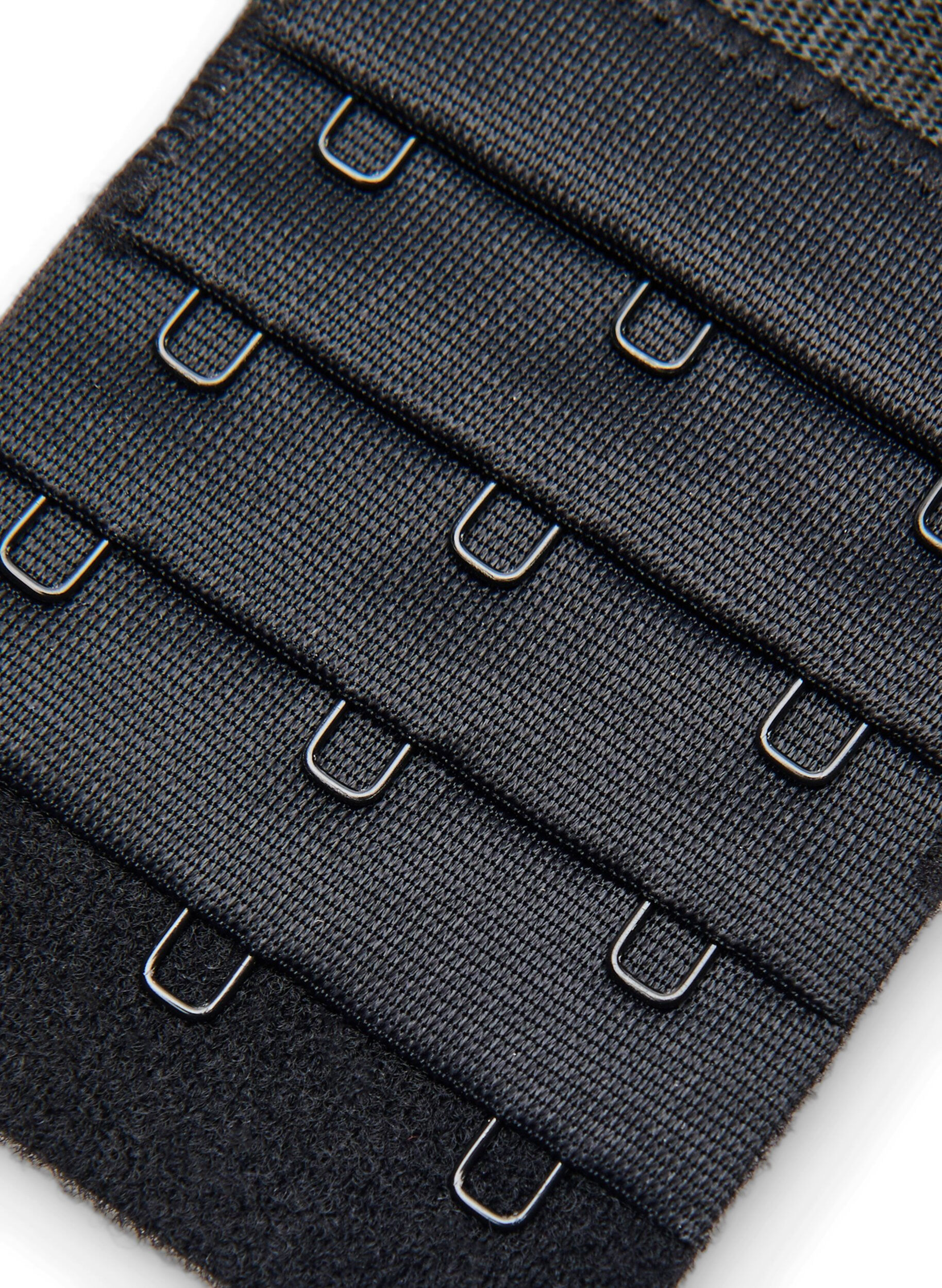 ZizzifashionBra extender with three hooks, Black, Packshot image number 2