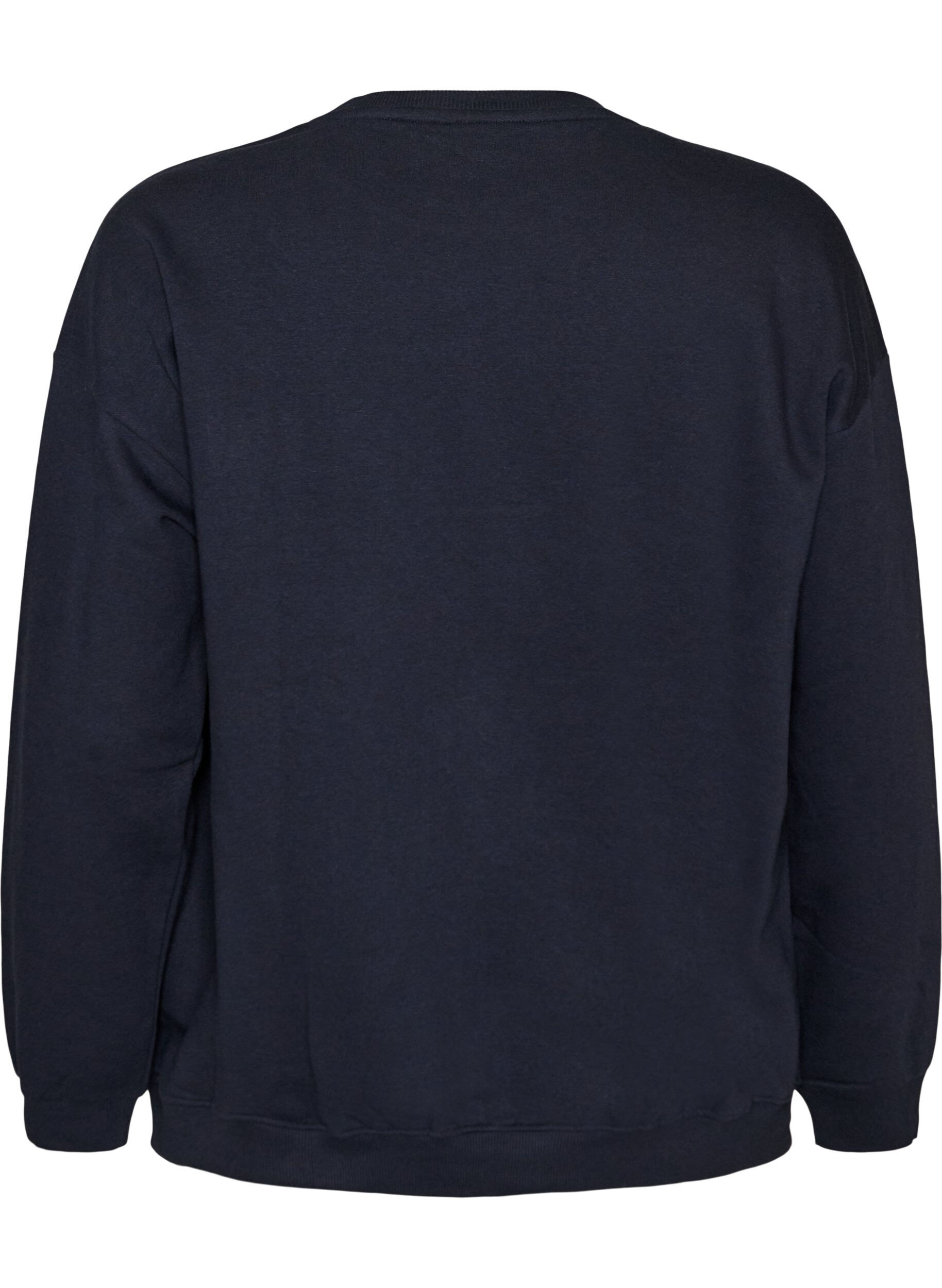 ZizzifashionSweatshirt with text print, Blue, Packshot image number 1