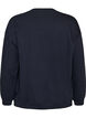 Sweatshirt with text print, Blue, Packshot image number 1