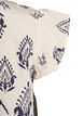 Sleeveless blouse with ruffle trim and print, Beige, Packshot image number 3