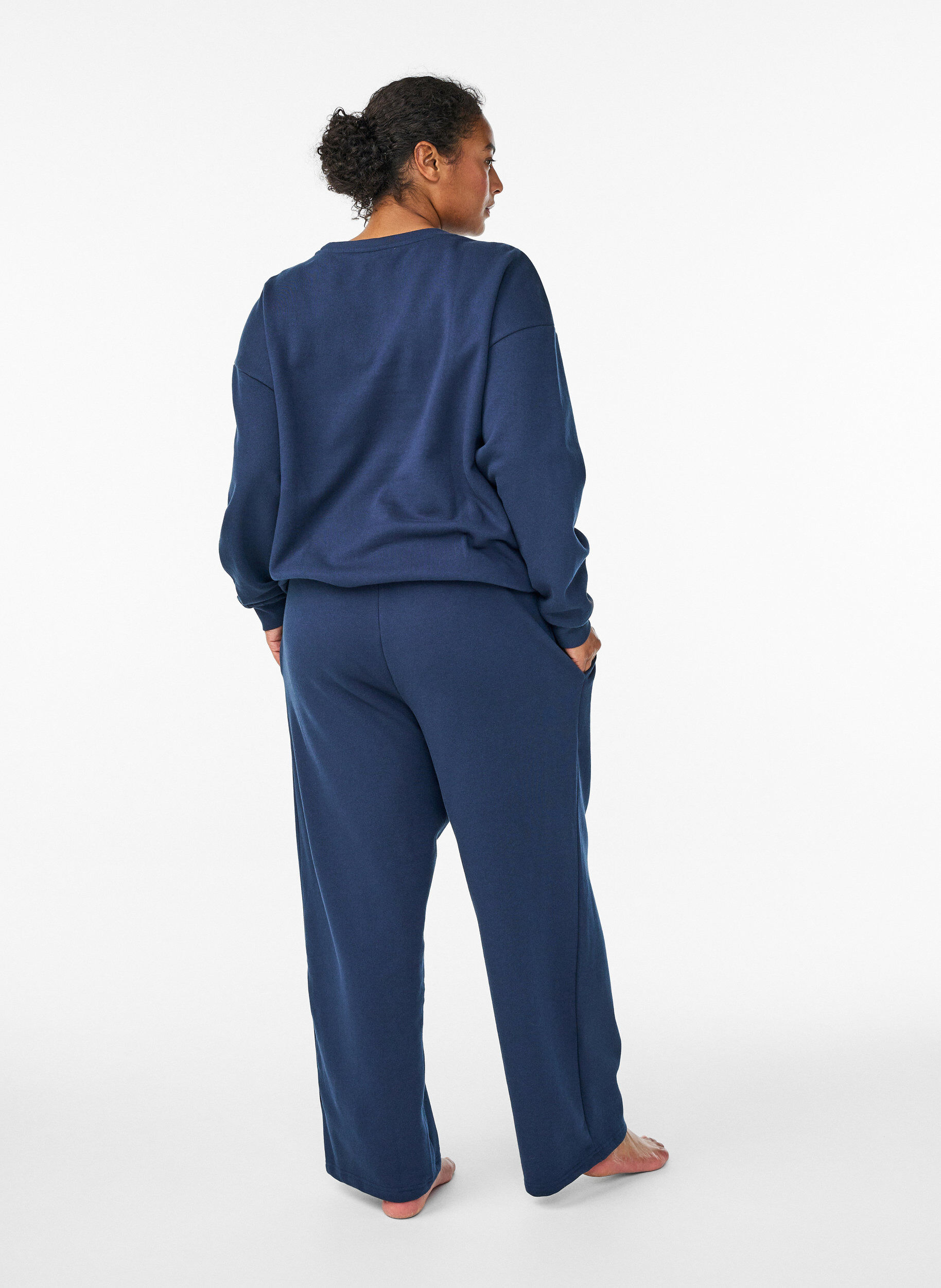 Zizzifashion Sweatpants with pockets, Blue, Model image number 1
