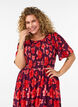 Dress with smocking and floral print, Purple, Model image number 2