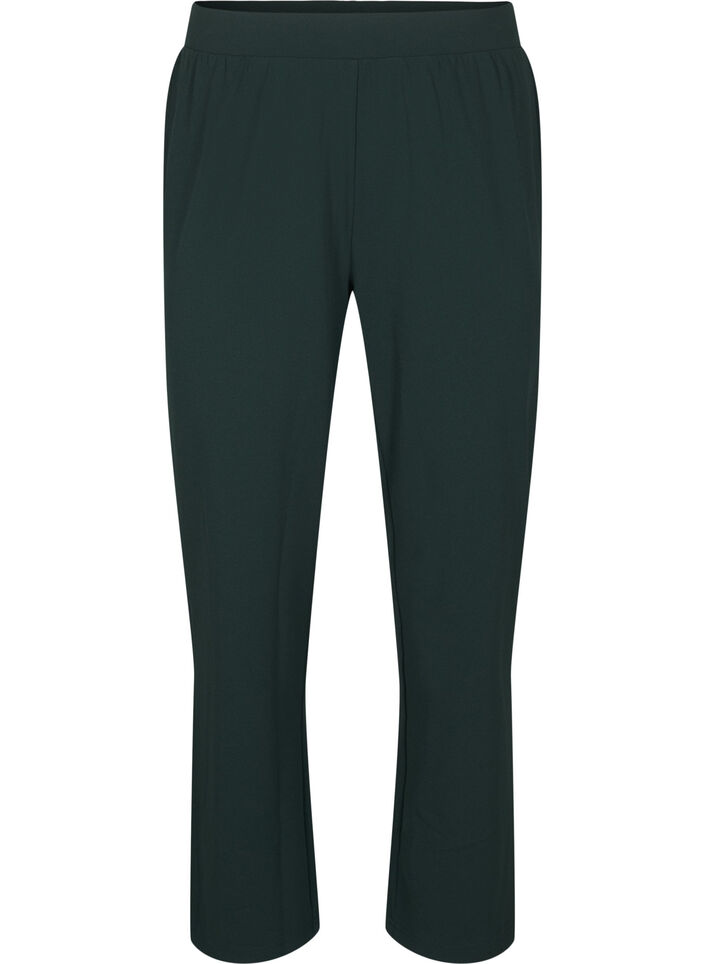 FLASH - Straight fit trousers, Green, Packshot image number 0