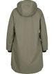 Waterproof jacket with detachable hood, Dusty Olive, Packshot image number 1