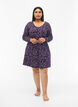 Long-sleeved cotton nightgown, Night Sky Disty AOP, Model image number 2