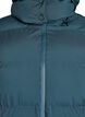 Short puffer jacket with detachable hood, Green, Packshot image number 2