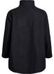 Short coat with A-line shape, Black, Packshot image number 1