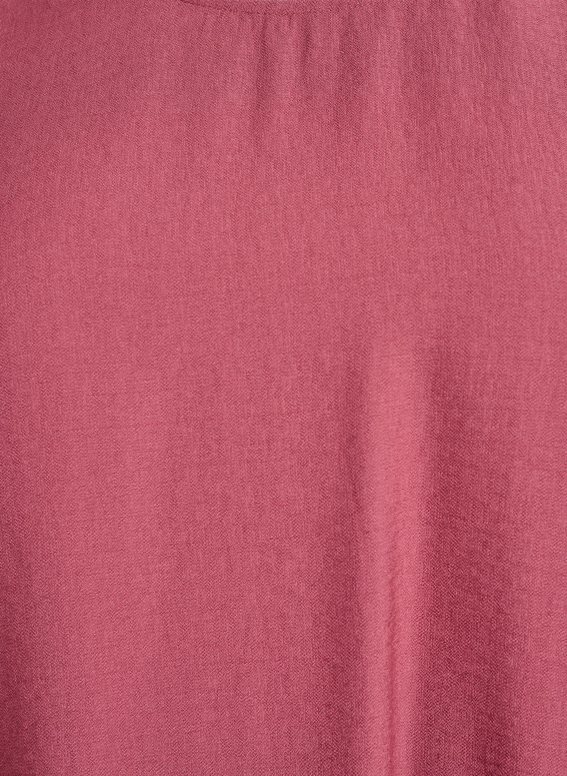 Zizzifashion Long-sleeved viscose blouse, Rose, Packshot image number 2