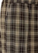 Checked balloon trousers with a high waist, Green, Packshot image number 2