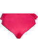 Bikini briefs with ruffles, Pink, Packshot image number 1