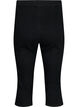 FLASH - High waisted denim capri trousers with slim fit, Black, Packshot image number 1