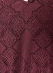 Long-sleeved blouse with lace pattern, Dark Bordeaux, Packshot image number 2