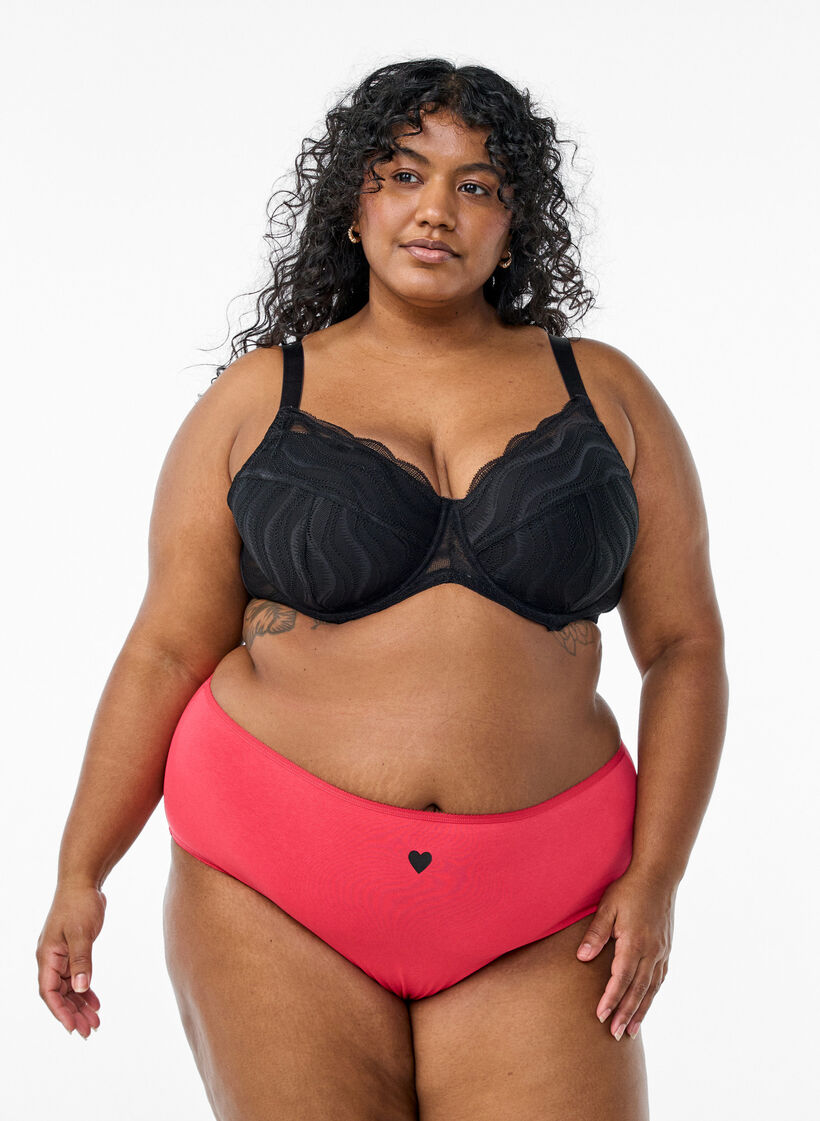 7-pack of panties with a regular waist, Mixed colours, Model image number 0