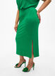 Slim fit midi skirt in viscose, Green, Model image number 2