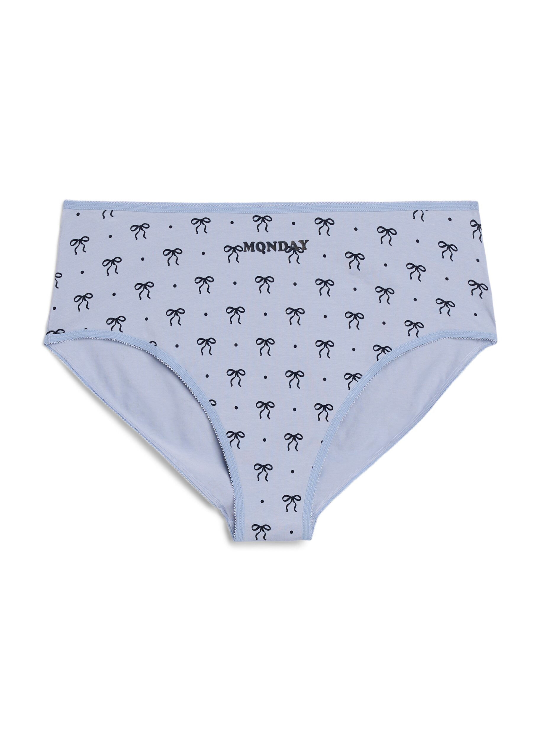 Zizzifashion7-pack of panties with a regular waist, Blue, Packshot image number 3