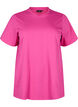T-shirt in organic cotton with a round neck, Raspberry Rose, Packshot image number 0