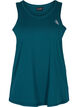 Plain-coloured sports top with round neck, Green, Packshot image number 0