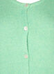 Knitted cardigan with wool and buttons, Light G. Green Mel., Packshot image number 2