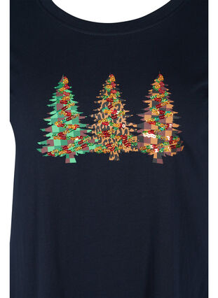 Christmas t-shirt with sequins, Night Sky, Packshot image number 2