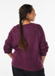 Soft knit with a round neck, Purple, Model image number 2