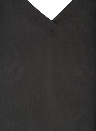 Dress with 2/4 sleeves and an A-line cut, Black, Packshot image number 2