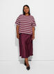 Satin midi skirt, Red, Model image number 0