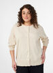 Fine-knit cardigan with round neck, Beige, Model image number 0