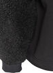 Sweatshirt with teddy sleeves and a high neck, Dark Grey, Packshot image number 3